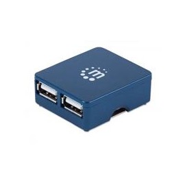 HUB USB,MANHATTAN,160605, V2.0 4 PTOS MICRO MANHATTAN 160605