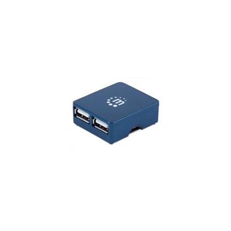 HUB USB,MANHATTAN,160605, V2.0 4 PTOS MICRO MANHATTAN 160605