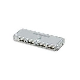 HUB USB,MANHATTAN,160599, V2.0 4 PTOS MIN MANHATTAN 160599