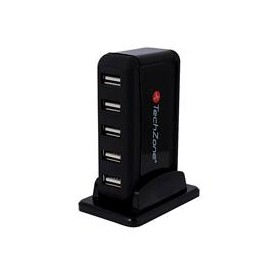 HUB TECHZONE TZ17HUB01 7 PUERTOS USB 2.0 TECH ZONE ACCESORIOS TZ17HUB01