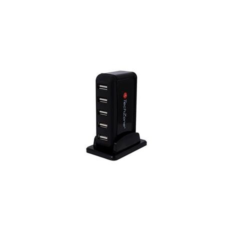 HUB TECHZONE TZ17HUB01 7 PUERTOS USB 2.0 TECH ZONE ACCESORIOS TZ17HUB01