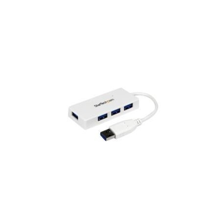 HUB USB 3.0 DE 4 PUERTOS - ADAPTADOR CONCENTRADOR HUB USB 3.0 SUPER SPEED 4 PUERTOS SALIDAS PORTATIL PARA LAPTOP COMPUTADORA - 