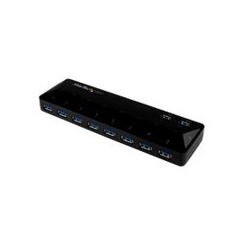 HUB CONCENTRADOR USB 3.0 DE 10 PUERTOS - HUB CON PUERTOS DE CARGA Y SINCRONIZACI