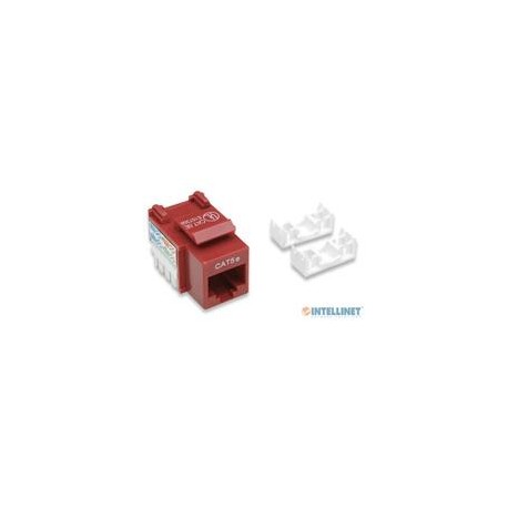 JACK,INTELLINET,210478, CAT 5E DE IMPACTO KEYSTONE ROJO INTELLINET 210478