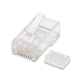 PLUG RJ45,INTELLINET,503006, CAT 6 UTP SOLIDO 100 PZAS INTELLINET 503006