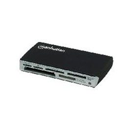 LECTOR TARJETAS,MANHATTAN,100939, USB 2.0, 60 EN 1 MANHATTAN 100939