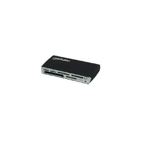 LECTOR TARJETAS,MANHATTAN,100939, USB 2.0, 60 EN 1 MANHATTAN 100939