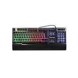 OCELOT TECLADO DE MEMBRANA BASE DE METAL PLATINADA CON DESCANSA MU