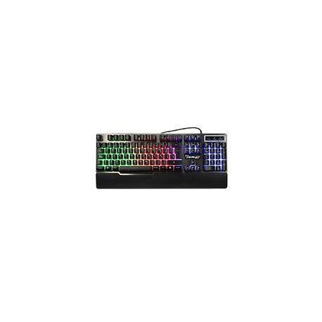 OCELOT TECLADO DE MEMBRANA BASE DE METAL PLATINADA CON DESCANSA MU