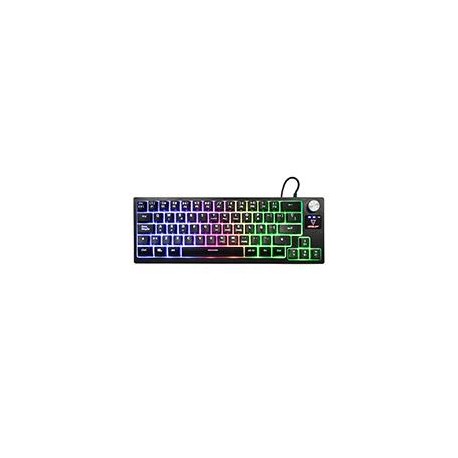 OCELOT TECLADO DE MEMBRANA ESTILO 60 CON RUEDA DE CONTROL DE VOLUMEN OCELOT GAMING OK-M60