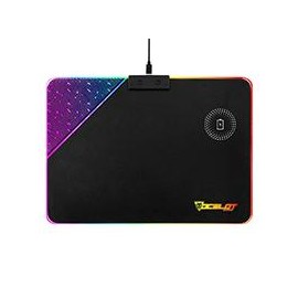 OCELOT MOUSE PAD RIGIDO TIPO RGB, CARGA INALAMBRICA PARA SMARTPHONES, CONEXIN MEDIANTE USB PLUG AND PLAY OCELOT GAMING OMPR01