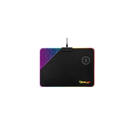 OCELOT MOUSE PAD RIGIDO TIPO RGB, CARGA INALAMBRICA PARA SMARTPHONES, CONEXIN MEDIANTE USB PLUG AND PLAY OCELOT GAMING OMPR01