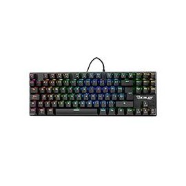 TECLADO ALAMBRICO TIPO MECANICO TKL SWITCH ROJO FULL RGB, ESTRUCTURA DE ABS OCELOT GAMING OK-TKL2