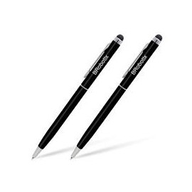 PLUMA STYLUS BROBOTIX PARA TABLETA, DUO PACK, NEGRA BROBOTIX 6000403