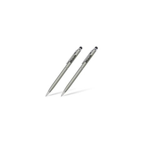 PLUMA STYLUS BROBOTIX PARA TABLETA, DUO PACK, PLATA BROBOTIX 6000410