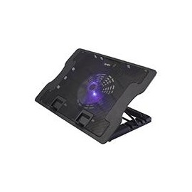 BASE ENFRIADORA GHIA / PARA LAPTOP / ALTURA AJUSTABLE / CON VENTILADOR Y LUZ LED / USB GHIA GAC-226