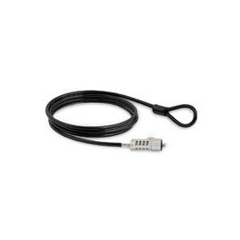 CANDADO DE SEGURIDAD PARA LAPTOP SEGURO CON COMBINACION DE 4 DIGITOS PARA COMPUTADORA LAPTOP CON CABLE RECUBIERTO DE VINILO DE 