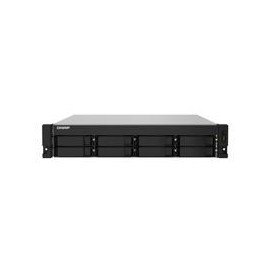 NAS QNAP TS-832PXU-4G / 8 BAHIAS SATA HDD 3,5 / RACK 2U / NUCLEO CUADRUPLE 1.7GHZ / 4GB DDR4 UDIMM AMPLIABLE A 16GB / 2 PTO 2,5