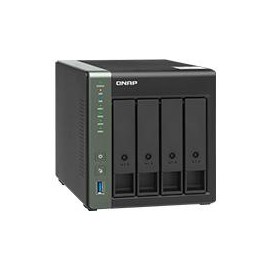 NAS QNAP TS-431X3-4G / 4 BAHIAS NUCLEO CUADRUPLE HASTA 1.7 GHZ 4GB DDR3 SODIMM, 1 PTO GBE RJ45 / 1 PTO 2,5 GBE / 1 PTO SFP 10GB