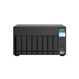 NAS QNAP TS-832PX-4G / 8 BAHIAS SATA HDD DE 3,5 / NUCLEO CUADRUPLE 1.7GHZ / 4GB DDR4 SODIMM AMPLIABLE A 16GB / 2 PTO 2,5 GBE / 