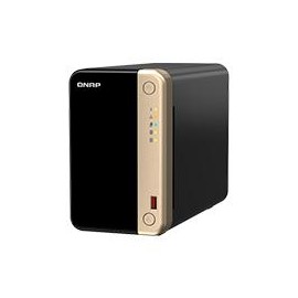 NAS QNAP TS-264-8G / 2 BAHIAS NUCLEO CUADRUPLE HASTA 2.9 GHZ, 8 GB EN RAM, / 2 LAN 2,5 GBE / USB 3.2 X2 / SATA / HOT-SWAP / SIN