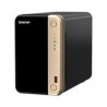 NAS QNAP TS-264-8G / 2 BAHIAS NUCLEO CUADRUPLE HASTA 2.9 GHZ, 8 GB EN RAM, / 2 LAN 2,5 GBE / USB 3.2 X2 / SATA / HOT-SWAP / SIN