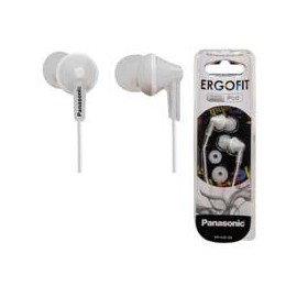 AUDIFONOS TIPO INSERCION (IN-EAR) PANASONIC RP-HJE125PP COLOR BLANCO CONECTOR 3.5MM PANASONIC EC RP-HJE125PPW