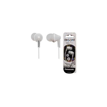 AUDIFONOS TIPO INSERCION (IN-EAR) PANASONIC RP-HJE125PP COLOR BLANCO CONECTOR 3.5MM PANASONIC EC RP-HJE125PPW