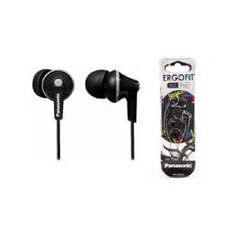 AUDIFONOS TIPO INSERCION (IN-EAR) PANASONIC RP-HJE125PP COLOR NEGRO CONECTOR 3.5MM PANASONIC EC RP-HJE125PPK