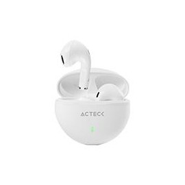 AUDIFONOS ACTECK SENSE EP230 / INALAMBRICOS / BLUETOOTH / CONTROL TACTIL / PROTECCION IPX4 CONTRA SALPICADURAS / BLANCO / AC-93