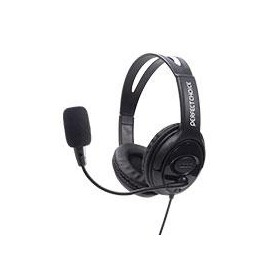 AUDIFONO DIADEMA CON MICROFONO FLEXIBLE USB PERFECT CHOICE NEGRO PERFECT CHOICE PC-111009