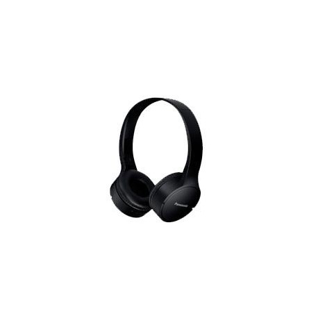 AUDIFONOS BLUETOOTH TIPO DIADEMA (ON-EAR) PANASONIC RB-HF420BPUK, COLOR NEGRO, FUNCION MANOS LIBRES / MICROFONO, 50 HORAS DE RE