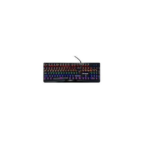 TECLADO MECANICO OCELOT / ALAMBRICO / METALICO / SWITCH AZUL / NEGRO / RGB / ILUMINACION Y COLORES AJUSTABLES / PLUG PLAY / GAM