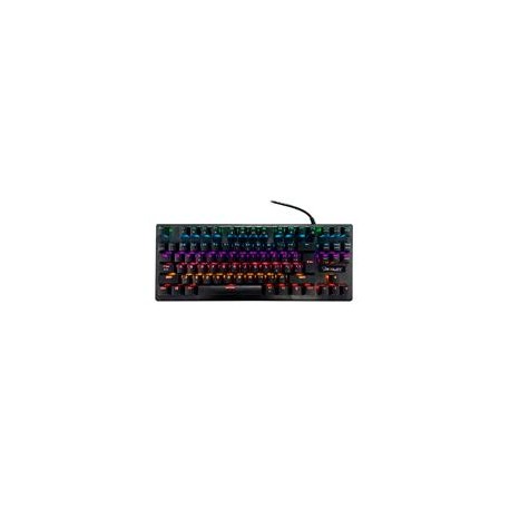 TECLADO MECANICO OCELOT / ALAMBRICO / SWITCH AZUL / PLASTICO / RGB / NEGRO / COLORES AJUSTABLES / PLUG PLAY / GAMER OCELOT GAMI