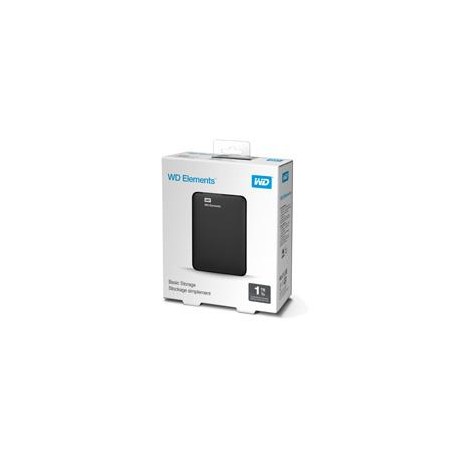 DISCO DURO EXTERNO WD ELEMENTS 1TB 2.5 PORTATIL USB3.0 NEGRO WINDOWS WD - WESTERN DIGITAL WDBUZG0010BBK-WESN