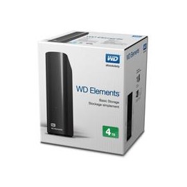 DISCO DURO EXTERNO WD ELEMENTS 4TB 3.5 ESCRITORIO USB3.0 NEGRO WINDOWS WD - WESTERN DIGITAL WDBWLG0040HBK-NESN