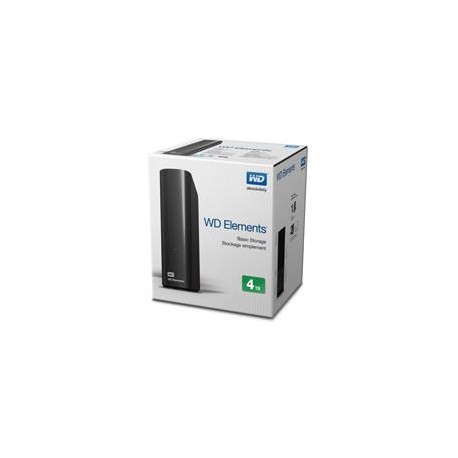 DISCO DURO EXTERNO WD ELEMENTS 4TB 3.5 ESCRITORIO USB3.0 NEGRO WINDOWS WD - WESTERN DIGITAL WDBWLG0040HBK-NESN