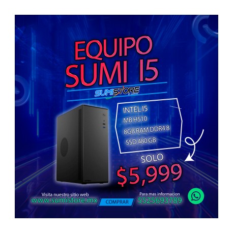 EQUIPOS DE OFICINA INTEL I5