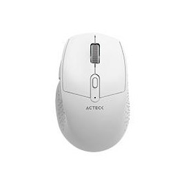 MOUSE ACTECK OPTIMIZE ERGO MI680 / INALAMBRICO / DUAL / RECEPTOR USB - BLUETOOTH / LASER / 1600 DPI / BLANCO / AC-934084 ACTECK