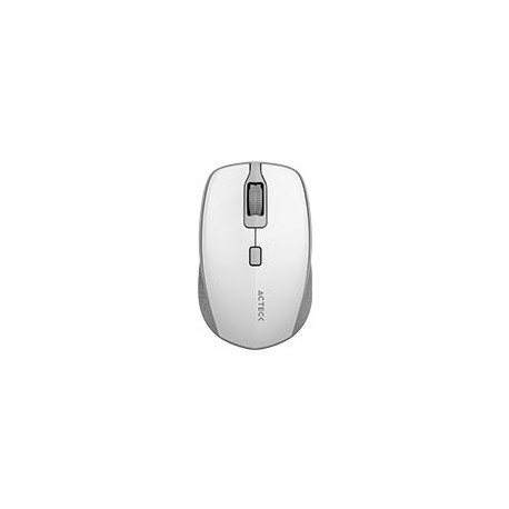 MOUSE ACTECK OPTIMIZE TRIP MI670 / INALAMBRICO / DUAL / RECEPTOR USB - BLUETOOTH / LASER / 1600 DPI / BLANCO / AC-934138 ACTECK