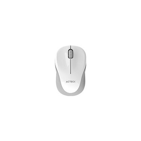 MOUSE ACTECK OPTIMIZE TRIP MI480 / INALAMBRICO / RECEPTOR USB / LASER / CLICK SILENCIOSO / 1600 DPI / BLANCO / AC-934886 ACTECK