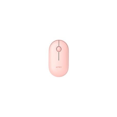 MOUSE ACTECK OPTIMIZE EDGE MI460 / INALAMBRICO / RECEPTOR USB / LASER / CLICK SILENCIOSO / 1500 DPI / ROSA / AC-934107 ACTECK A