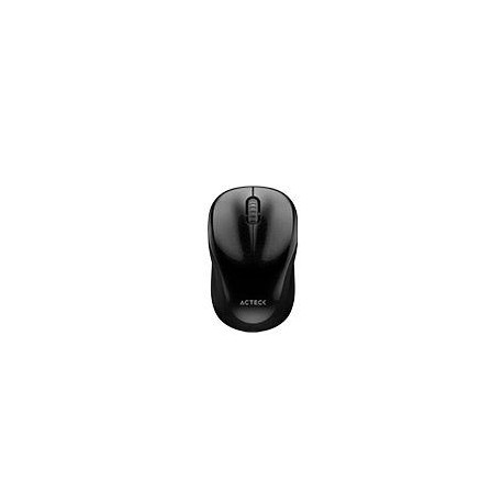 MOUSE ACTECK OPTIMIZE TRIP MI480 / INALAMBRICO / RECEPTOR USB / LASER / CLICK SILENCIOSO / 1600 DPI / NEGRO / AC-934169 ACTECK 