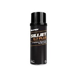 LUBRICANTE LIMPIADOR REPELENTE AL POLVO DIELCTRICO EN AEROSOL SILIJET E7 PLUS ALTO PODER SILIMEX 454 ML DESINTEGRA GRASA Y COCH