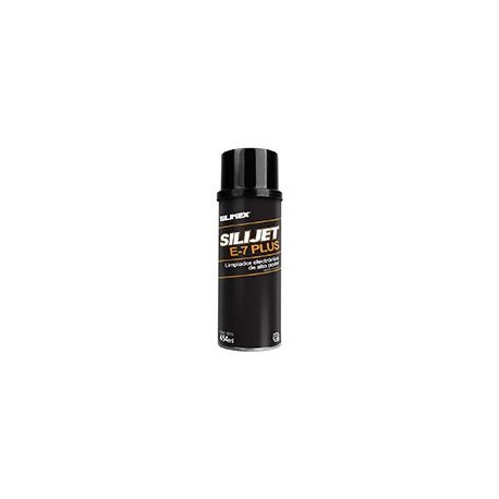 LUBRICANTE LIMPIADOR REPELENTE AL POLVO DIELCTRICO EN AEROSOL SILIJET E7 PLUS ALTO PODER SILIMEX 454 ML DESINTEGRA GRASA Y COCH