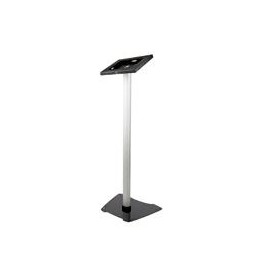 PEDESTAL CON SEGURO PARA IPAD - BASE DE PISO METALICA SEGURA CON ALTURA FIJA - CON SOPORTE PARA IPAD AIR, IPAD PRO DE 9.7 - STA