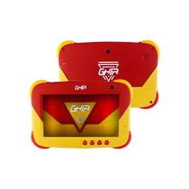 TABLET GHIA 7 KIDS / A50 QUADCORE / 1GB RAM / 16GB / 2CAM / WIFI / BLUETOOTH / 2500MAH / ANDROID 9 / ROJA GHIA GTKIDS7IM