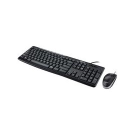 TECLADO / MOUSE LOGITECH MK200 NEGRO ALAMBRICOS MULTIMEDIA / OPTICO USB PC LOGITECH 920-002716