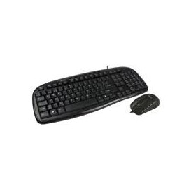 TECLADO Y MOUSE ALAMBRICO BALANCE EASY LINE BY PERFECT CHOICE NEGRO / USB- MOUSE IDEAL PARA USUARIOS DIESTROS Y ZURDOS PERFECT 