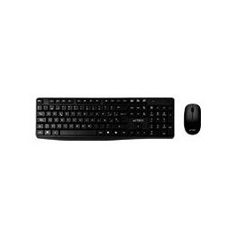 KIT ACTECK CREATOR MK440 / TECLADO Y MOUSE / INALAMBRICO / RECEPTOR USB / 105 TECLAS / OPTICO / 1000 DPI / NEGRO / AC-931755 AC